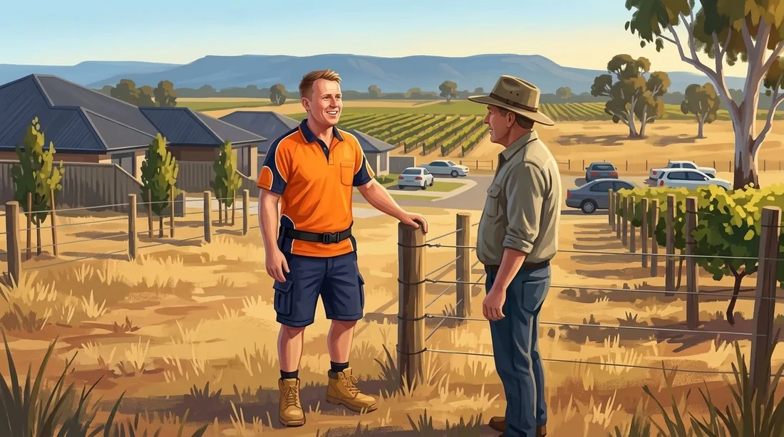 Illustration of a SolArk Electrical tradesman on a job in the swan valley and north east of Perth