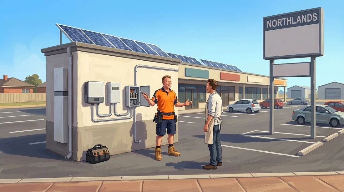 Illustration of a SolArk Electrical tradesman at Northlands in Balcatta