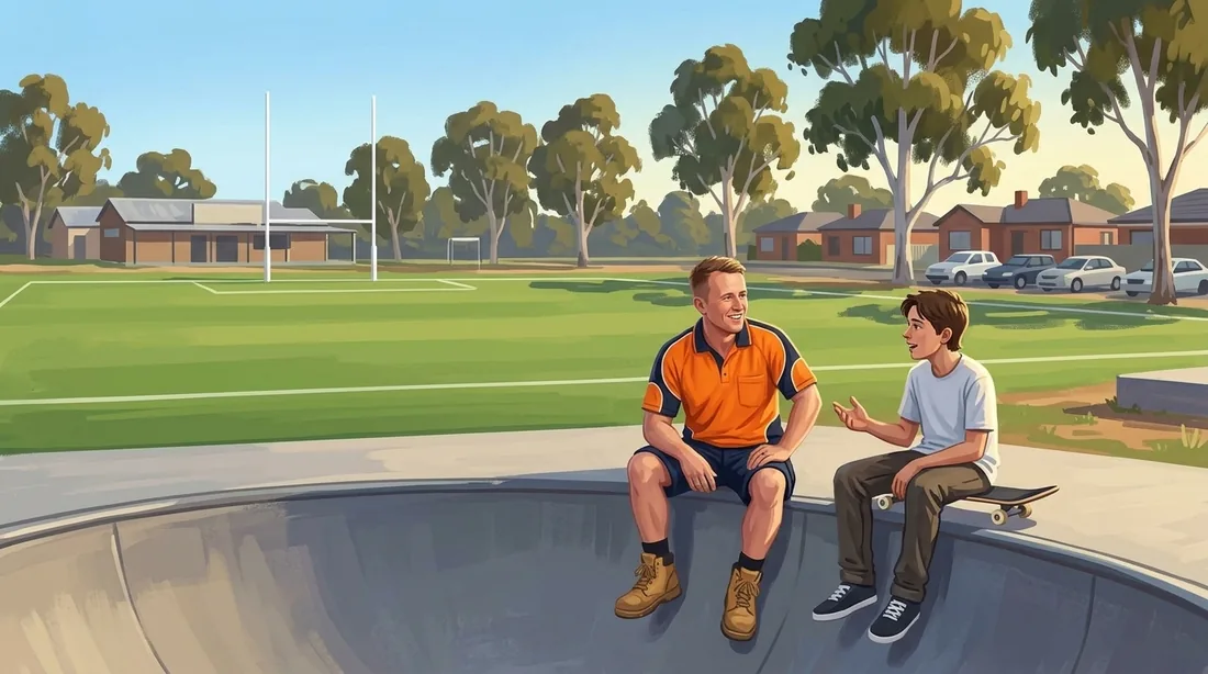 Illustration of a SolArk Electrical tradesman at Altone Park in Beechboro