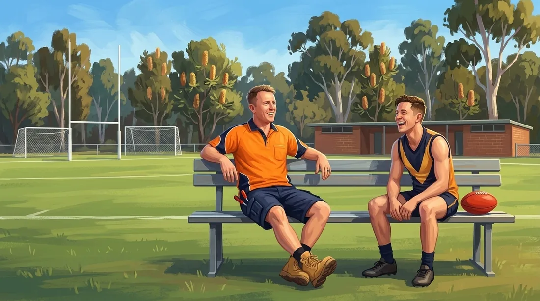 Illustration of a SolArk Electrical tradesman at Sutherlands Park in Huntingdale