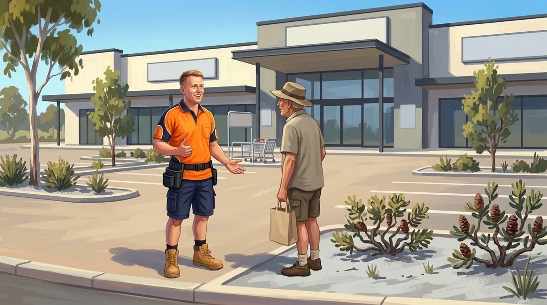 Illustration of a SolArk Electrical tradesman at Southlands Boulevarde in Willetton
